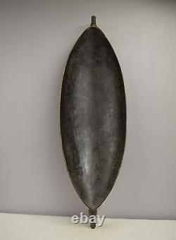 Papua New Guinea Feasting Bowl Ceremonial Alligator Handles