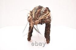 Papua New Guinea Fiber Woven Suspension Spirit Figure Pig Iatmul People 14