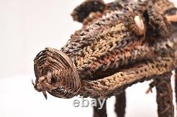 Papua New Guinea Fiber Woven Suspension Spirit Figure Pig Iatmul People 14