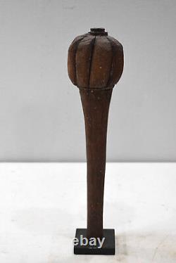 Papua New Guinea Fighting War Club Hand Carved Highlands Fighting Club