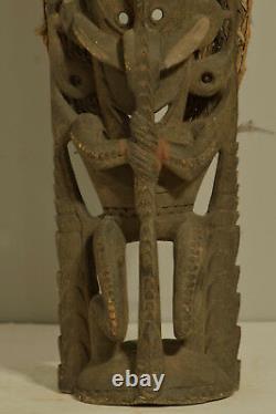 Papua New Guinea Figure Ancestor Totem Sepik River Crocodile Totem Figure