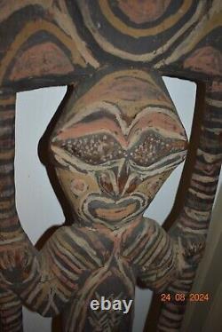 Papua New Guinea Figure, Hdwd, Huge 40 Prov