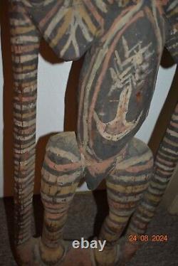 Papua New Guinea Figure, Hdwd, Huge 40 Prov