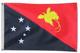 Papua New Guinea Flag with Eyelets Handmade in the UK