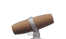 Papua New Guinea Flag with Rope and Toggle Handmade in the UK