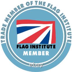 Papua New Guinea Flag with Rope and Toggle Handmade in the UK