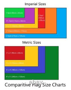 Papua New Guinea Flag with Rope and Toggle Handmade in the UK