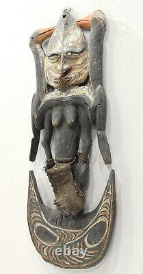 Papua New Guinea Food Hook Statue Latmul Tribe Food Hook