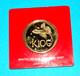Papua New Guinea GOLD 100 Kina 90% Gold 1975 Attractive on Card of Issue