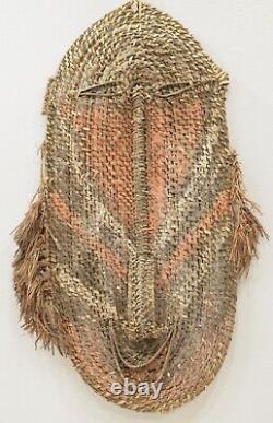 Papua New Guinea Gable Mask Woven Rattan Kangingara Village