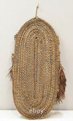 Papua New Guinea Gable Mask Woven Rattan Kangingara Village