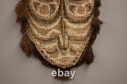 Papua New Guinea Gable Mask Woven Rattan Kangingara Village Black Water Lakes