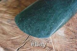 Papua New Guinea Green Hard Stone Nephrite Basalt Asmat Tribe Axe Head Hunter