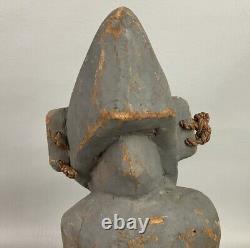 Papua New Guinea Hand-Carved Shaman Magic Water Spirit Statue Rare