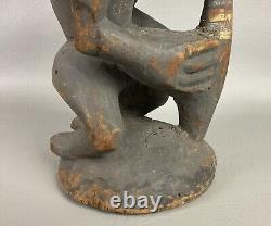 Papua New Guinea Hand-Carved Shaman Magic Water Spirit Statue Rare