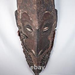 Papua New Guinea Hand Carved Wood Extra Large Antique Tribal Warrior Shield