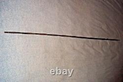 Papua New Guinea Hand Carved Wood Spear Sepik River Tribe Authentic Old 4'f 7in