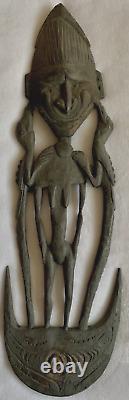 Papua New Guinea Iatmul Suspension Hook Female Birds Crocodile Sepik River 26