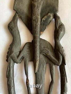 Papua New Guinea Iatmul Suspension Hook Female Birds Crocodile Sepik River 26