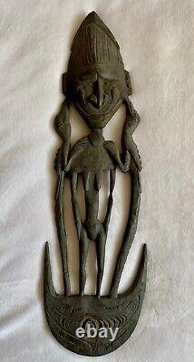 Papua New Guinea Iatmul Suspension Hook Female Birds Crocodile Sepik River 26