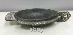 Papua New Guinea Incised Bird Bowl Siassi Carved Wood Wood