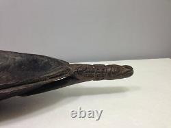 Papua New Guinea Incised Food Feasting Wood Bowl