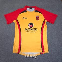 Papua New Guinea Jersey Mens MEDIUM Yellow Short Sleeve Rugby union PNG Size M