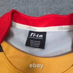 Papua New Guinea Jersey Mens MEDIUM Yellow Short Sleeve Rugby union PNG Size M