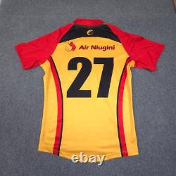 Papua New Guinea Jersey Mens MEDIUM Yellow Short Sleeve Rugby union PNG Size M