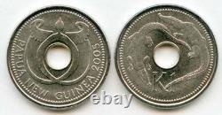 Papua New Guinea KM6(U) 1 Kina, Lot of 10