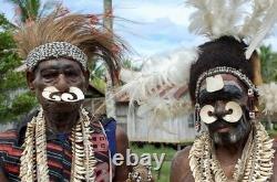 Papua New Guinea Kina Shell Necklace, 14 1900s