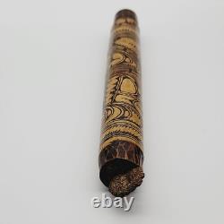 Papua New Guinea Lime Container with Spatula Carved Tribal