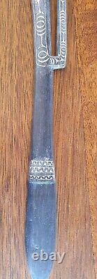 Papua New Guinea Lime Spatula with lime infill, 36cm