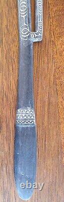 Papua New Guinea Lime Spatula with lime infill, 36cm