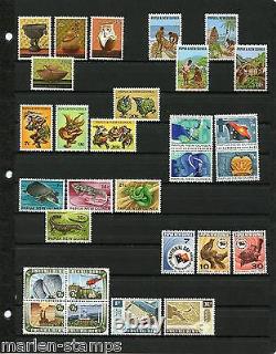 Papua New Guinea Lot Of Stamps And Souvenir Sheets Mint Nh
