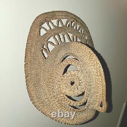 Papua New Guinea Mask Abelam Yam Woven Harvest Mask Large