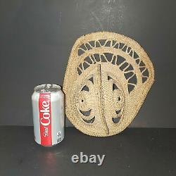Papua New Guinea Mask Abelam Yam Woven Harvest Mask Large