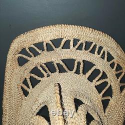 Papua New Guinea Mask Abelam Yam Woven Harvest Mask Large