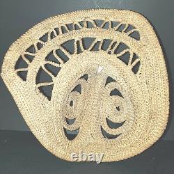 Papua New Guinea Mask Abelam Yam Woven Harvest Mask Large