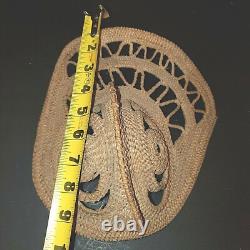 Papua New Guinea Mask Abelam Yam Woven Harvest Mask Large