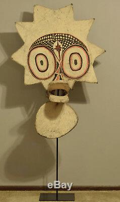 Papua New Guinea Mask Baining New Britain Bark Cloth Ceremonial Mask