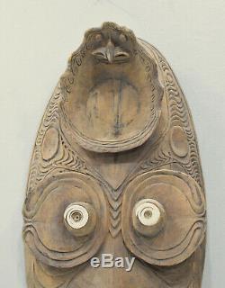 Papua New Guinea Mask Kandingai Village Conus Shells Ceremonial Mask
