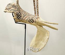 Papua New Guinea Mask Kavat Baining Fire Dance Bark Cloth Mask