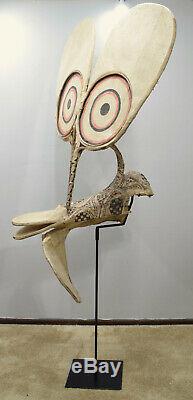 Papua New Guinea Mask Kavat Baining Fire Dance Bark Cloth Mask