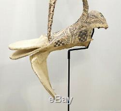 Papua New Guinea Mask Kavat Baining Fire Dance Bark Cloth Mask