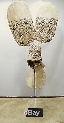 Papua New Guinea Mask Kavat Baining Fire Dance Bark Cloth Mask