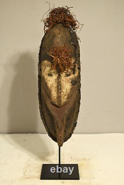 Papua New Guinea Mask Mwai Angorman Village Initiation Mwai Shell Clay Mask