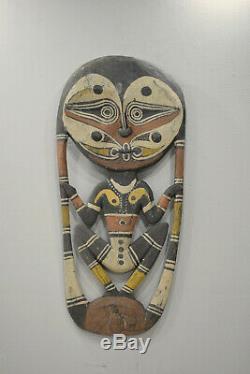 Papua New Guinea Mask Samban Ancestor Latmul Tribe Guardian Mask