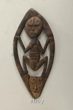 Papua New Guinea Mask Samban Ancestor Latmul Tribe Guardian Mask