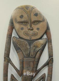 Papua New Guinea Mask Samban Ancestor Latmul Tribe Guardian Mask